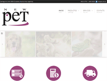 Tablet Screenshot of newpet.com.ar